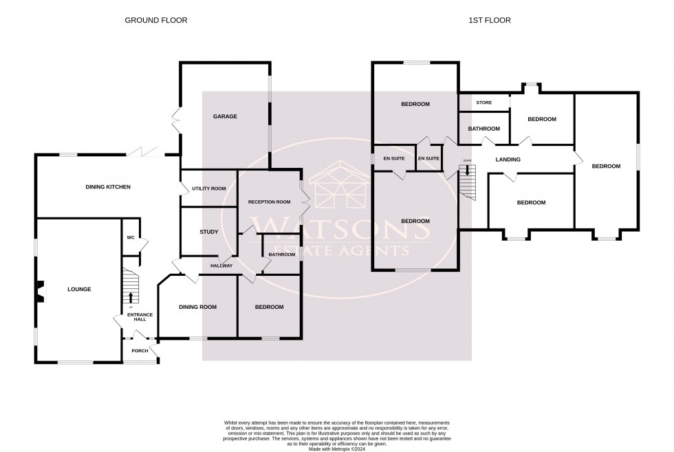 Floorplan for Underwood, Nottingham