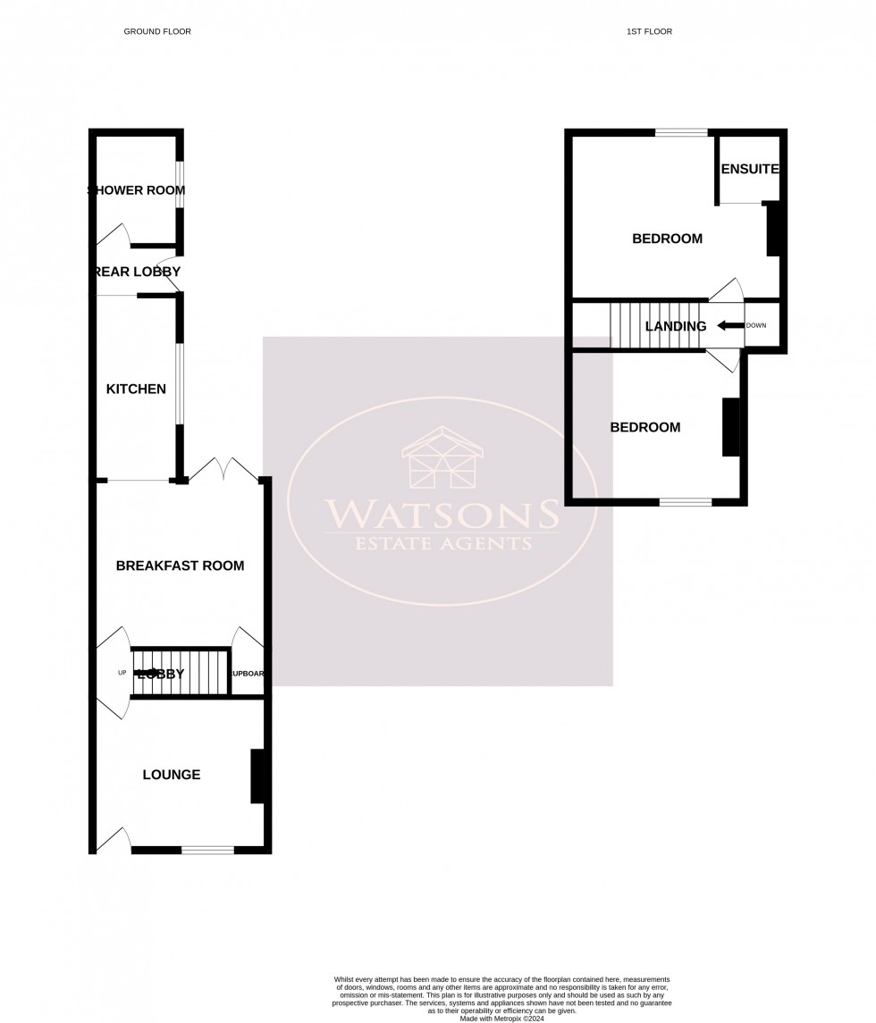 Floorplan for Eastwood, Nottingham