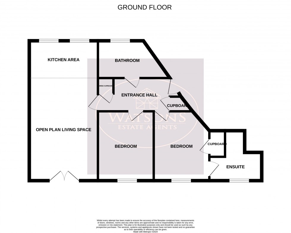 Floorplan for Hucknall, Nottingham