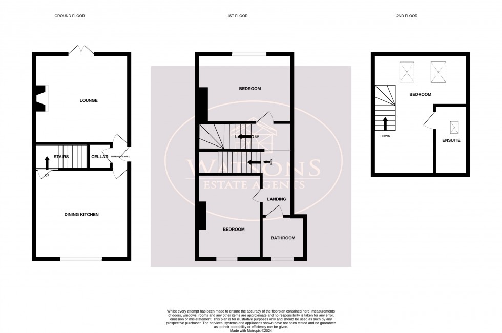 Floorplan for Kimberley, Nottingham