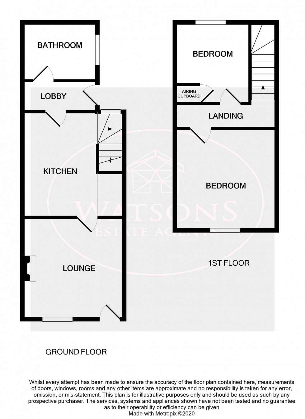 Floorplan for Kimberley, Nottingham