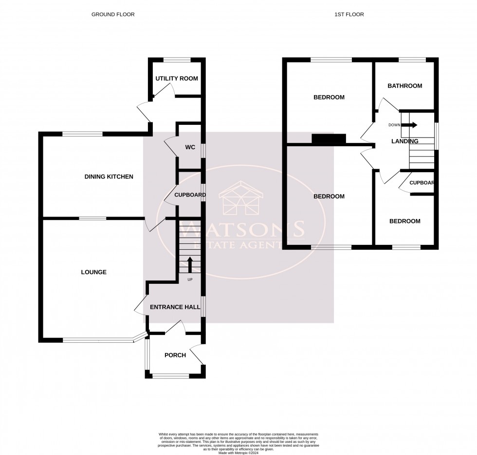 Floorplan for Kimberley, Nottingham