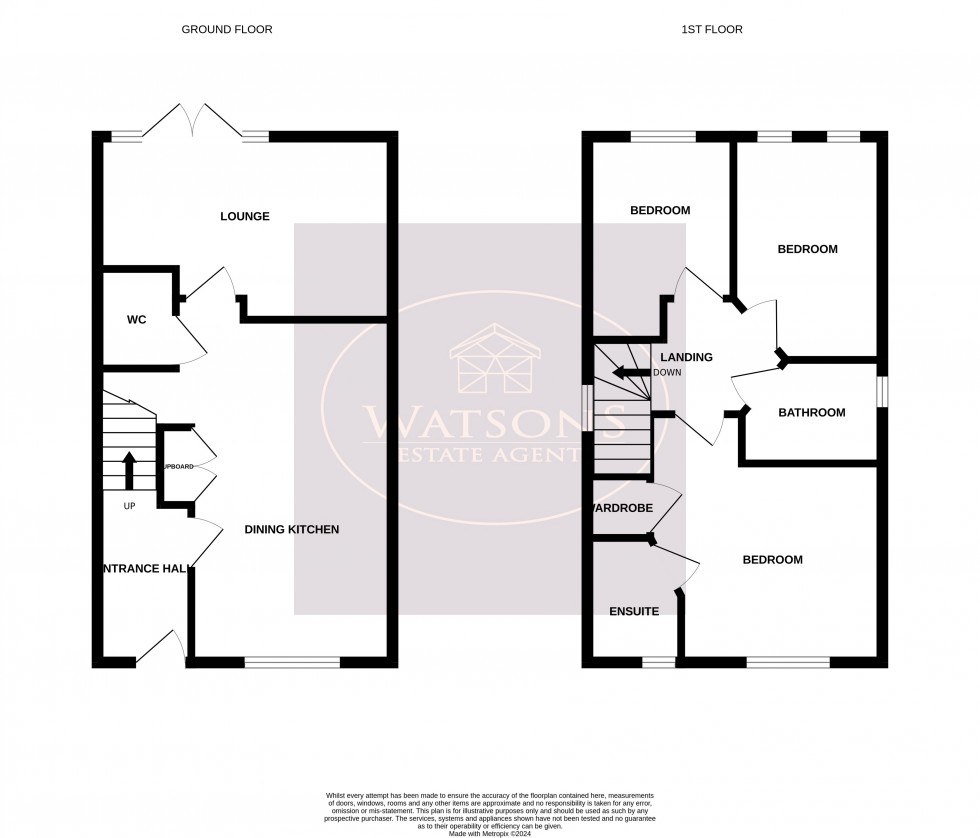 Floorplan for Eastwood, Nottingham