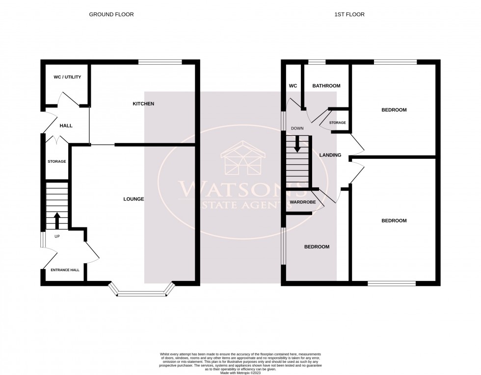 Floorplan for Yatesbury Crescent, Nottingham