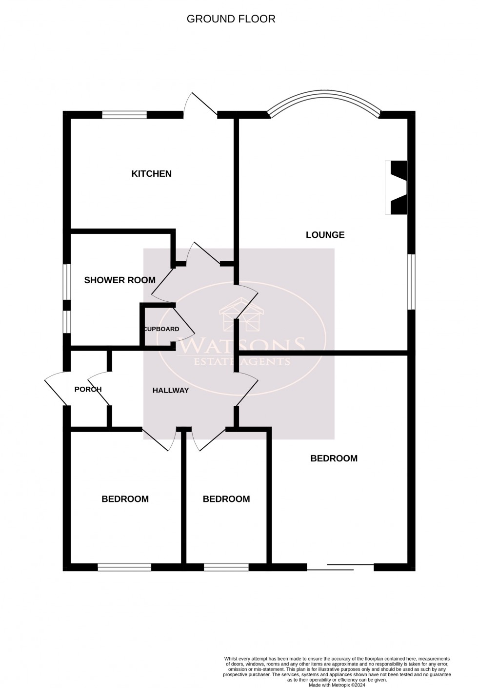 Floorplan for Underwood, Nottingham