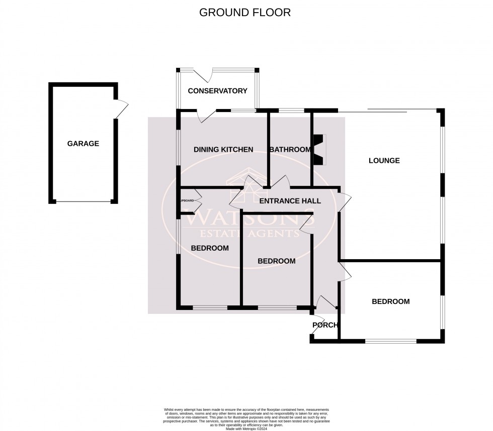 Floorplan for Newthorpe, Nottingham