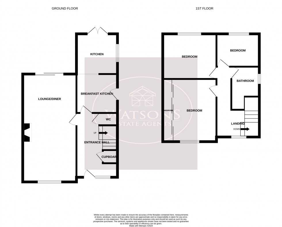 Floorplan for Nuthall, Nottingham