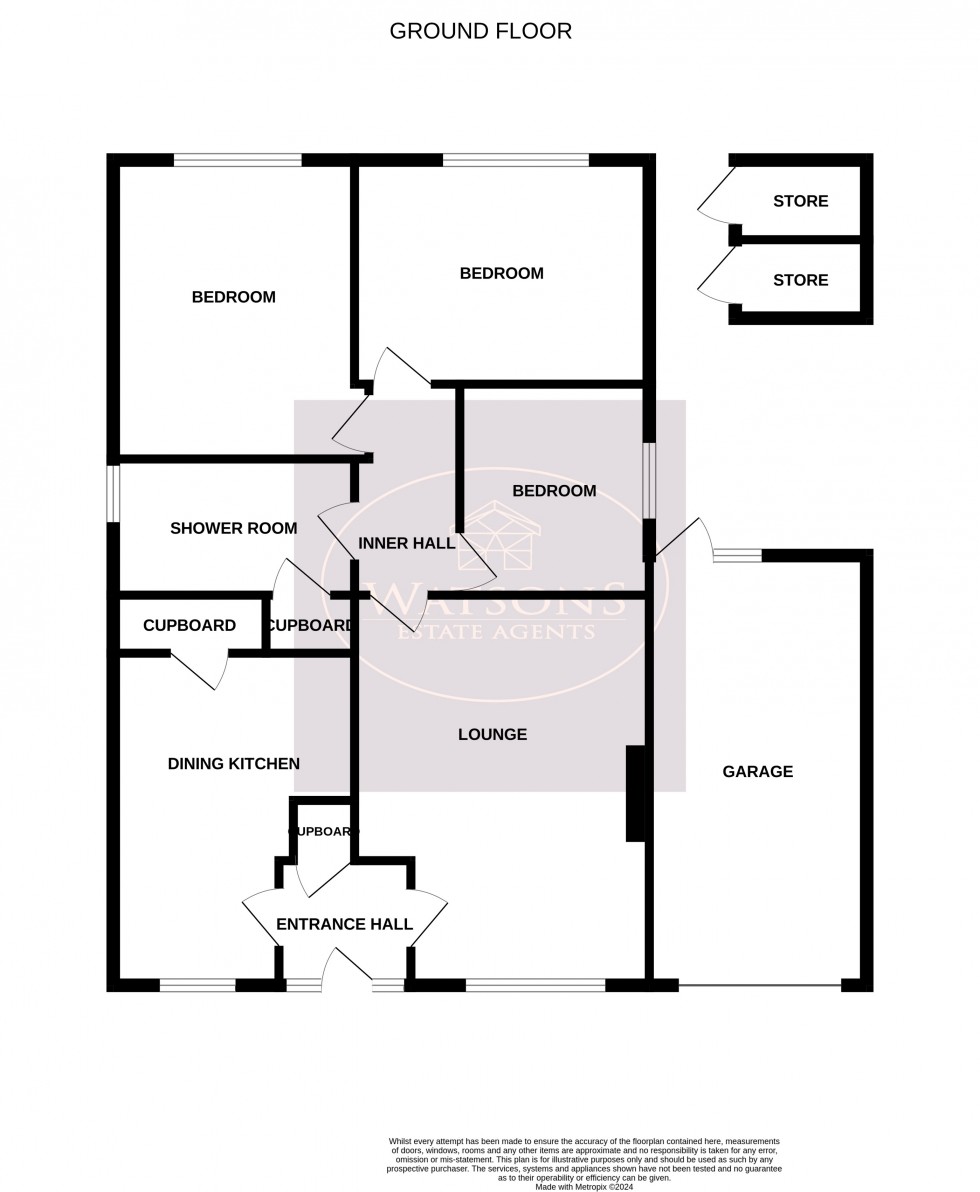 Floorplan for Nuthall, Nottingham