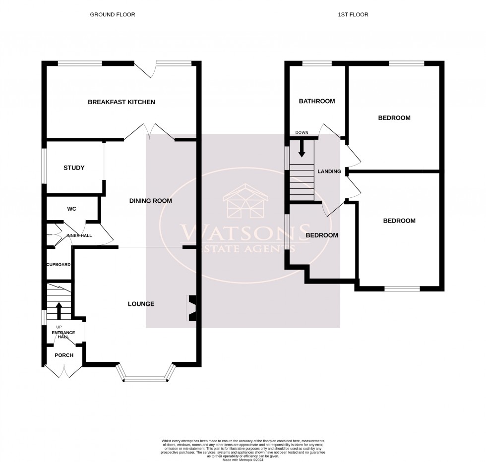 Floorplan for Newthorpe, Nottingham