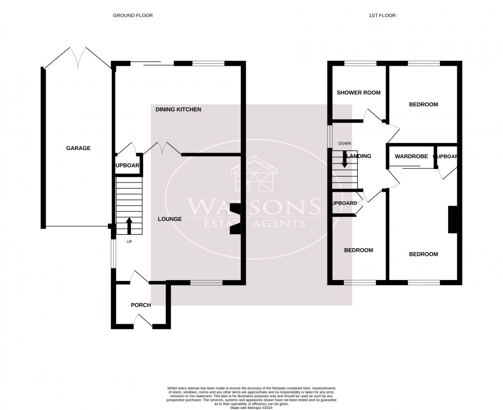 Floorplan for Bean Close, Nottingham