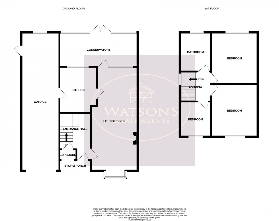 Floorplan for Nuthall, Nottingham