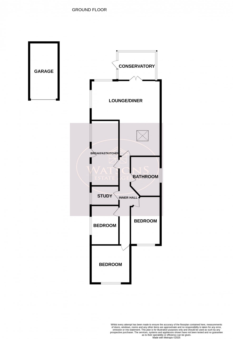 Floorplan for Newthorpe, Nottingham