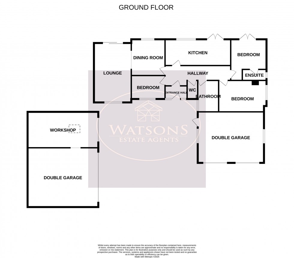 Floorplan for Selston, Nottingham