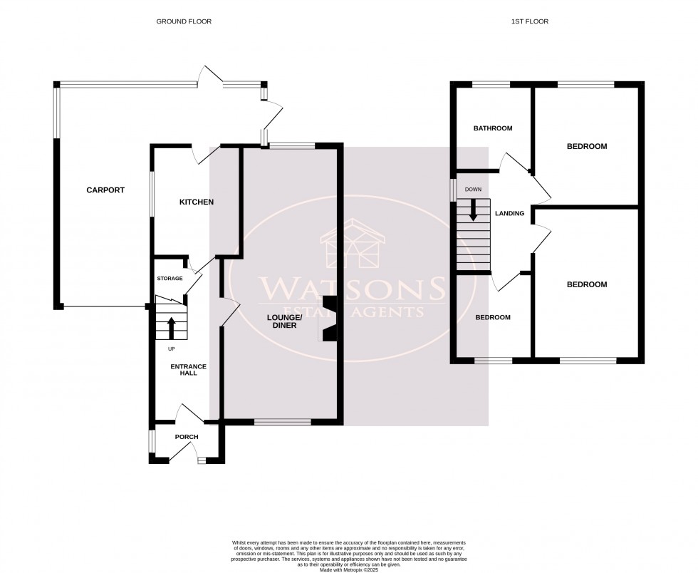 Floorplan for Awsworth, Nottingham