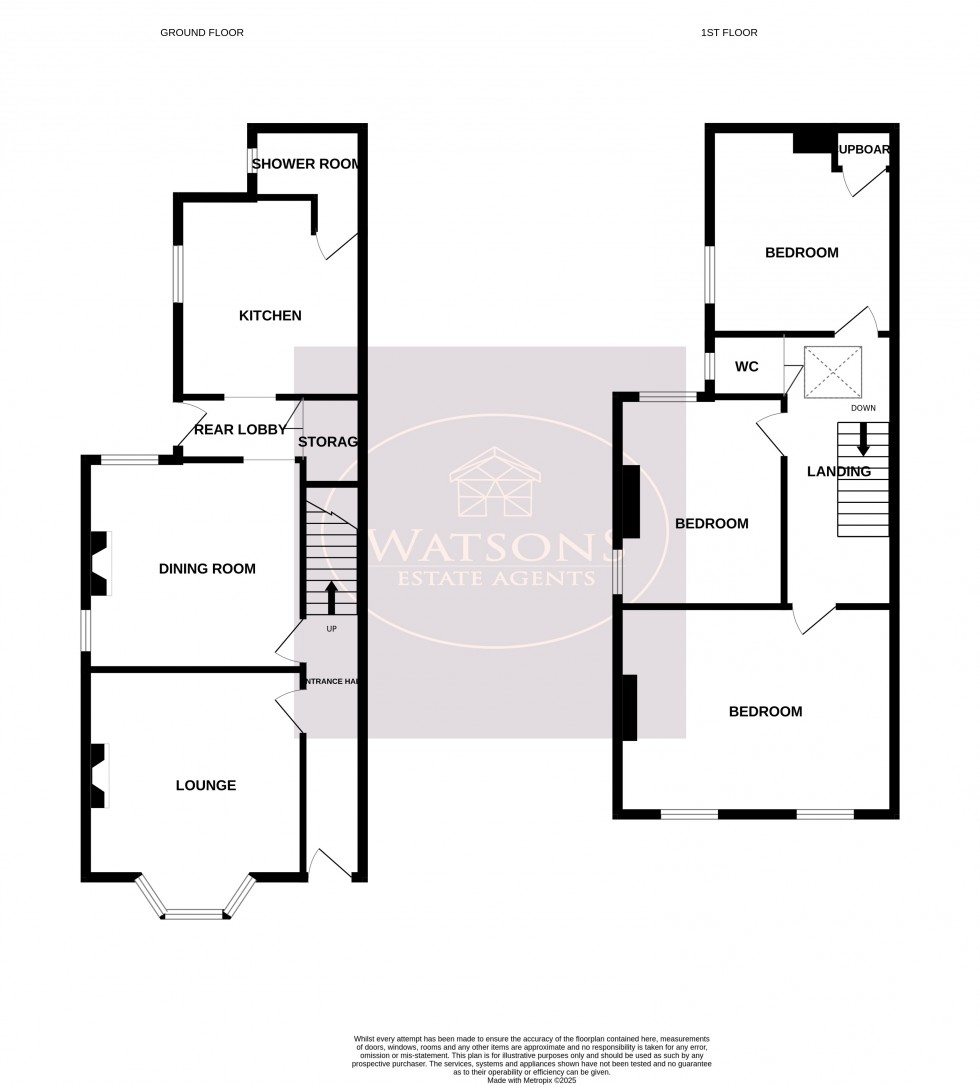 Floorplan for Eastwood, Nottingham