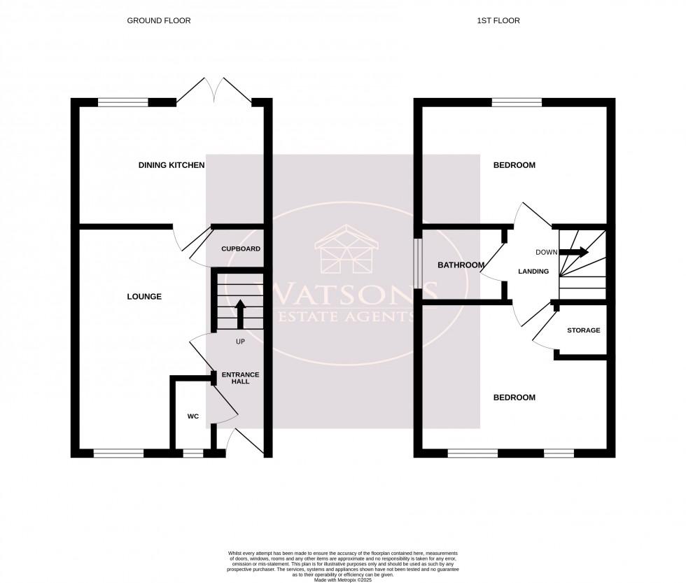 Floorplan for Eastwood, Nottingham