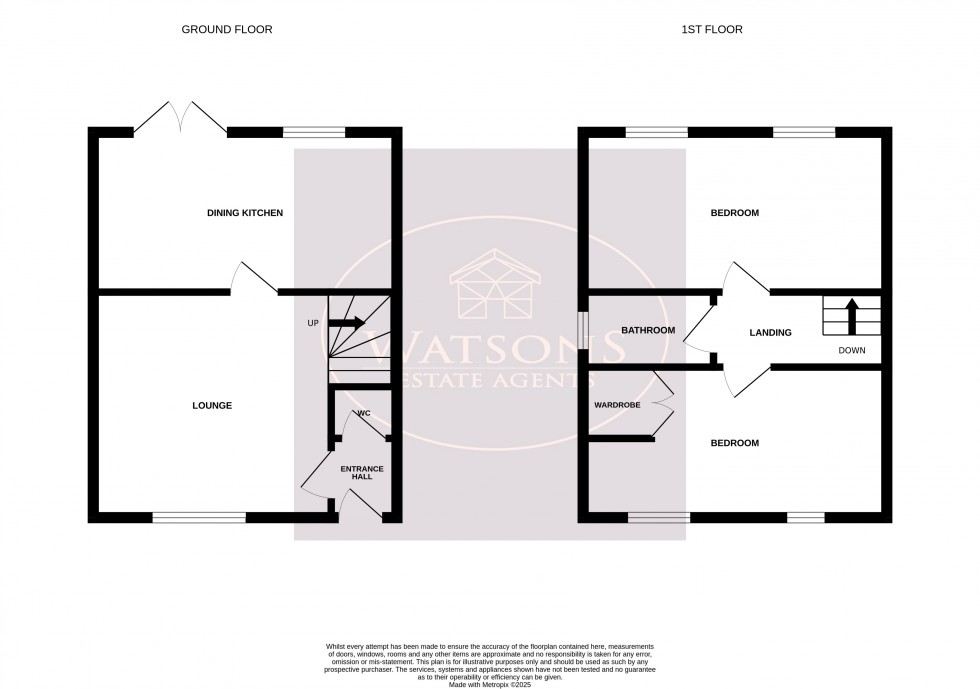 Floorplan for Eastwood, Nottingham